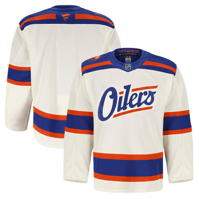 Edmonton Oilers Fanatics Light Beige Alternate Authentic Pro Jersey