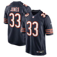 Chicago Bears Jaylon Jones Nike Navy Team Game Jersey