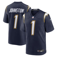Los Angeles Chargers Quentin Johnston Nike Navy Alternate Super Chargers Game Player Jersey
