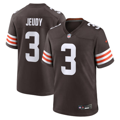 Cleveland Browns Jerry Jeudy Nike Brown Game Jersey