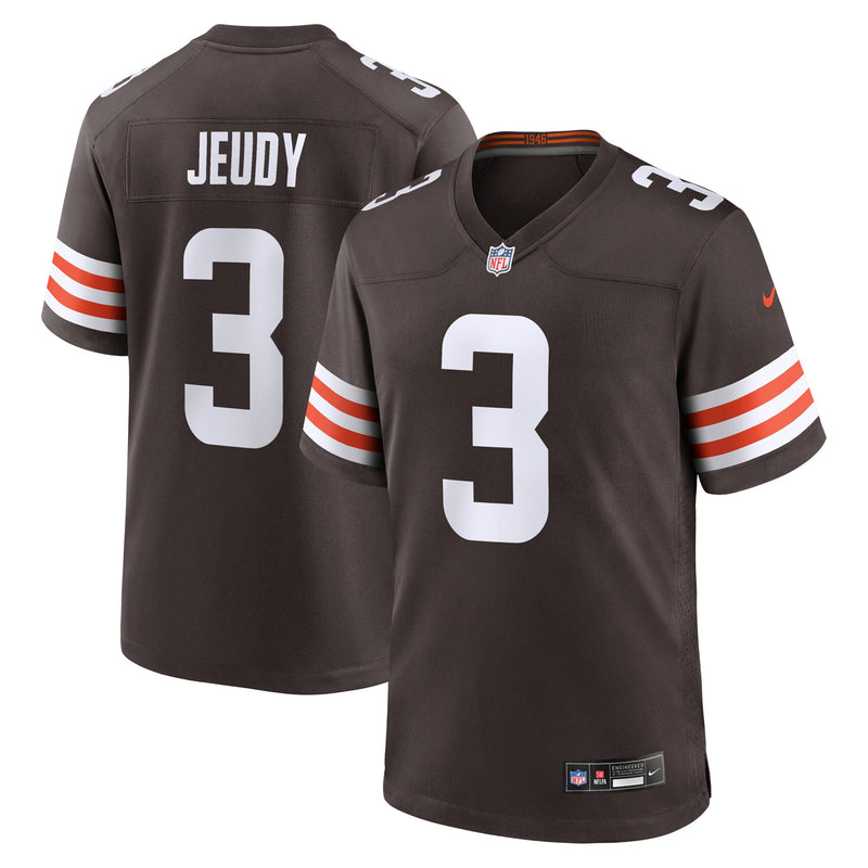 Cleveland Browns Jerry Jeudy Nike Brown Game Jersey