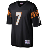 Cincinnati Bengals Boomer Esiason Mitchell & Ness Black Legacy Replica Jersey