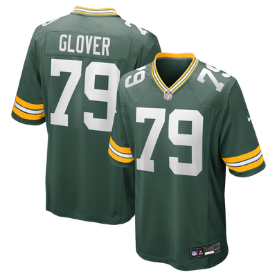 Green Bay Packers Travis Glover Nike Green Game Jersey