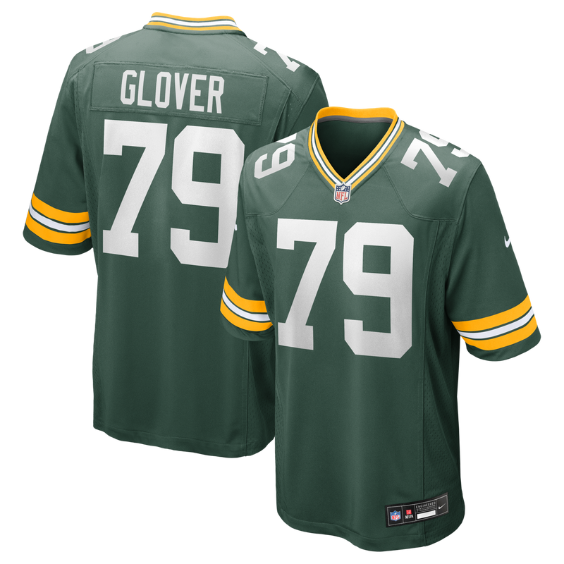 Green Bay Packers Travis Glover Nike Green Game Jersey