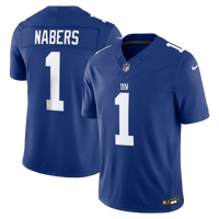 New York Giants Malik Nabers Nike Royal Team Vapor F.U.S.E. Stitched Limited Jersey