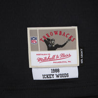 Cincinnati Bengals Ickey Woods Mitchell & Ness Black 1988 Legacy Replica Jersey