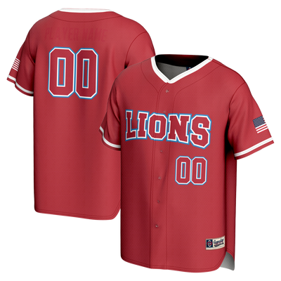 Loyola Marymount Lions GameDay Greats NIL Pick-A-Player Lightweight Baseball Jersey - Red
