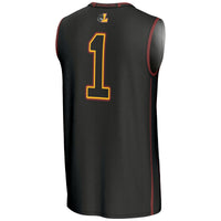 #1 Loyola Chicago Ramblers GameDay Greats Lightweight Basketball Jersey - Black