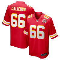 Kansas City Chiefs Mike Caliendo Nike Red Game Player Jersey