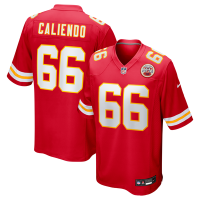 Kansas City Chiefs Mike Caliendo Nike Red Game Player Jersey
