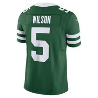 New York Jets Garrett Wilson Nike Legacy Green Vapor F.U.S.E. Limited Jersey