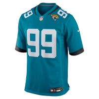 Jacksonville Jaguars Austin Johnson Nike Teal Team Game Jersey