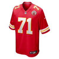 Kansas City Chiefs Josh Simmons Nike Red Game Jersey