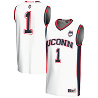 #1 UConn Huskies GameDay Greats Lightweight Basketball Jersey - White