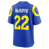 Los Angeles Rams Trent McDuffie Nike Royal Team Game Player Jersey
