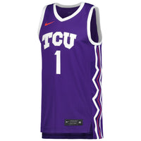 TCU Horned Frogs Nike Replica Basketball Jersey - Purple