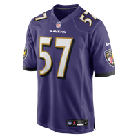 Baltimore Ravens Bart Scott Nike Purple Game Retired Player Jersey