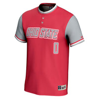 #0 Ohio State Buckeyes GameDay Greats Lightweight Softball Jersey - Scarlet