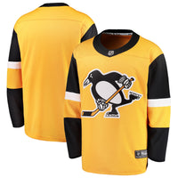 Pittsburgh Penguins Fanatics Gold Alternate Breakaway Jersey