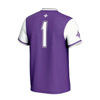 Furman Paladins GameDay Greats Lightweight Collegiate Softball Fashion Jersey - Purple