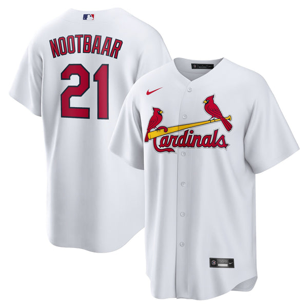 St. Louis Cardinals Lars Nootbaar Nike White Home Replica Jersey