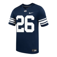 #26 BYU Cougars Nike Home Replica Football Jersey - Navy