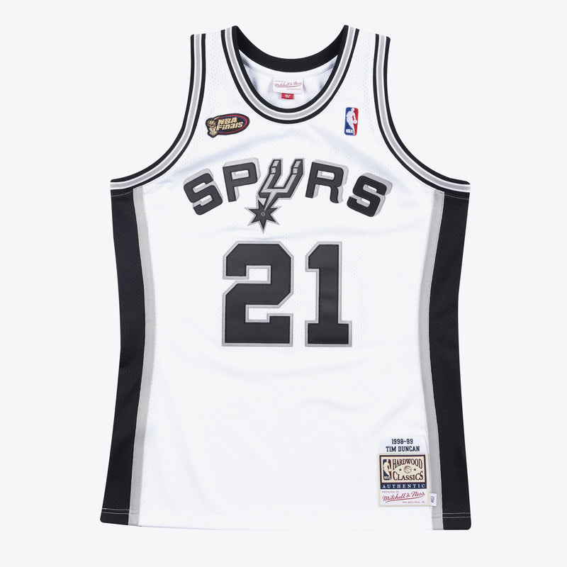 San Antonio Spurs Mitchell & Ness Authentic Jersey Home Finals Tim Duncan 1998-99