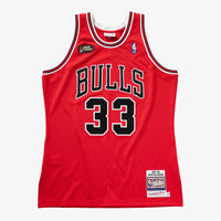 Chicago Bulls Mitchell & Ness Authentic Jersey Road Finals Scottie Pippen 1997