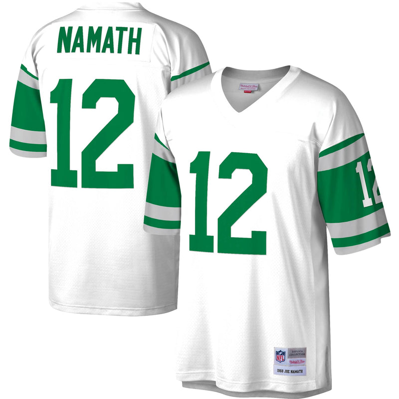 New York Jets Joe Namath Mitchell & Ness White Legacy Replica Jersey