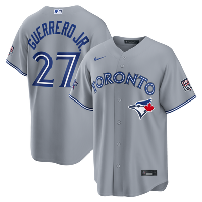 2026 All-Star Game Toronto Blue Jays Vladimir Guerrero Jr. Nike Gray Replica Jersey