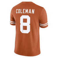 Cam Coleman Texas Longhorns Nike Game Football Jersey - Texas Orange