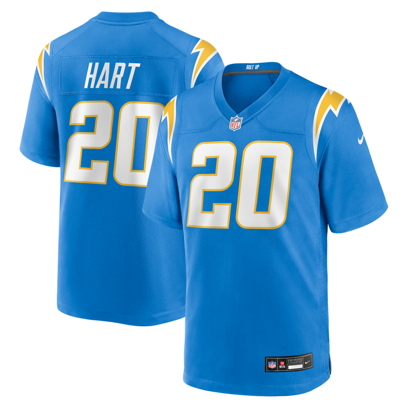 Los Angeles Chargers Cam Hart Nike Powder Blue Team Game Jersey