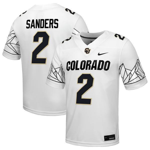 Shedeur Sanders Colorado Buffaloes Nike Alumni Game Jersey - White