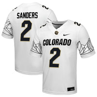 Shedeur Sanders Colorado Buffaloes Nike Alumni Game Jersey - White