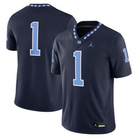 #1 North Carolina Tar Heels Jordan Brand Alternate Game Jersey - Navy