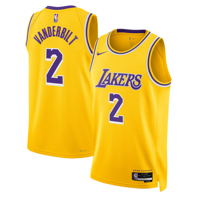 Los Angeles Lakers Nike Icon Edition Swingman Jersey - Gold - Jarred Vanderbilt