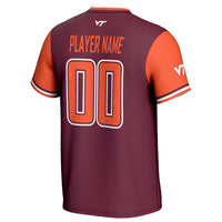 Virginia Tech Hokies GameDay Greats NIL Pick-A-Player Lightweight Softball Jersey - Maroon