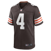 Cleveland Browns Deshaun Watson Nike Brown Game Jersey