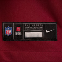 Washington Commanders Deatrich Wise Jr. Nike Burgundy Team Game Jersey