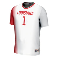 #1 Louisiana Ragin' Cajuns GameDay Greats Lightweight Soccer Jersey - White