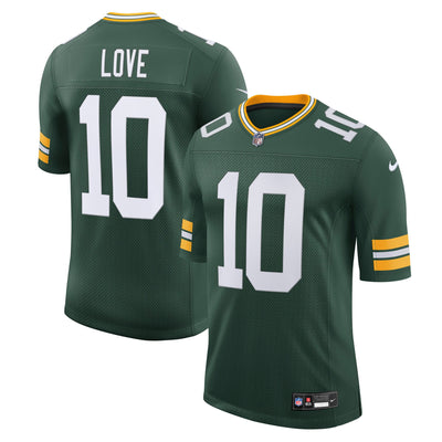 Green Bay Packers Jordan Love Nike Green Team Vapor Untouchable Limited Jersey