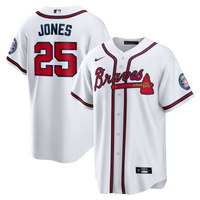 Atlanta Braves Andruw Jones Nike White Home Replica 2026 Hall of Fame Patch Jersey