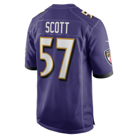 Baltimore Ravens Bart Scott Nike Purple Game Retired Player Jersey