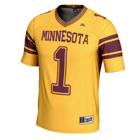 #1 Minnesota Golden Gophers GameDay Greats Football Jersey – Gold