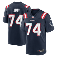 New England Patriots Caleb Lomu Nike Navy 2026 NFL Draft First Round Pick No. 28 Team Game Jersey