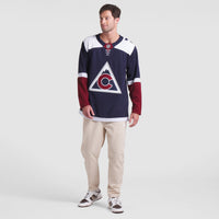 Colorado Avalanche Fanatics Navy Alternate Premium Custom Jersey