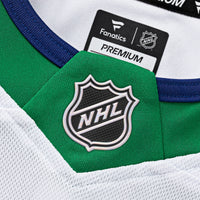 Carolina Hurricanes Fanatics White Throwback Premium Custom Jersey
