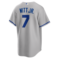 Kansas City Royals Bobby Witt Jr. Nike Gray Road Replica Jersey