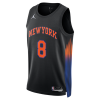 New York Knicks Jordan Brand Statement Edition Jersey - Black - OG Anunoby -