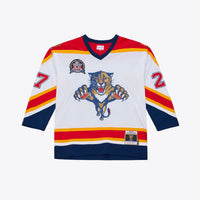 Florida Panthers Scott Mellanby Mitchell & Ness White 1996 Power Play Jersey